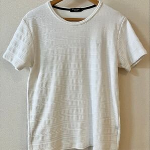 BLACK LABEL CRESTBRIDGE Tシャツ オールホワイト2枚重ねセット
