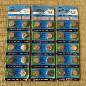 アルカリボタン電池 LR44 30個 使用期限 2029年12月末(パッケージ裏に記載あり)