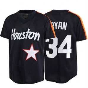 新品 MLB ヒューストン・アストロズ ノーラン・ライアン レプリカユニフォーム型Tシャツ