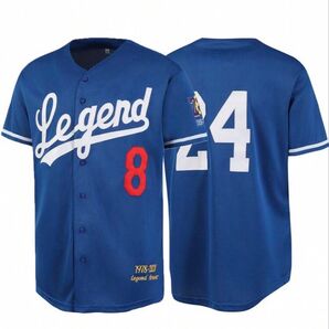 新品 コービーブライアント legend legend レプリカユニフォーム ロサンゼルス・ドジャースカラー