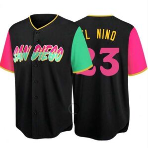 新品 タティスジュニア 23番 サンディエゴパドレス レプリカユニフォーム タティスJr エルニーニョ(El Nino)
