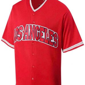 新品 MLB ロサンゼルス・エンゼルス 27番 KLLLLLD レプリカユニフォーム