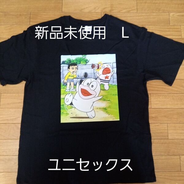 おばけのQ太郎Tシャツ プリントシャツ インポート品 L 黒