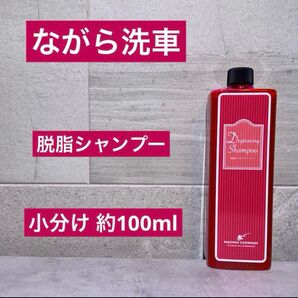 ながら洗車 脱脂シャンプー 小分け100mlお試しサイズ