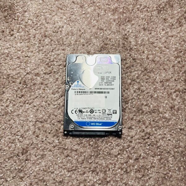 〈動作確認済〉Western Digital(WD) 2.5インチ HDD 1TB