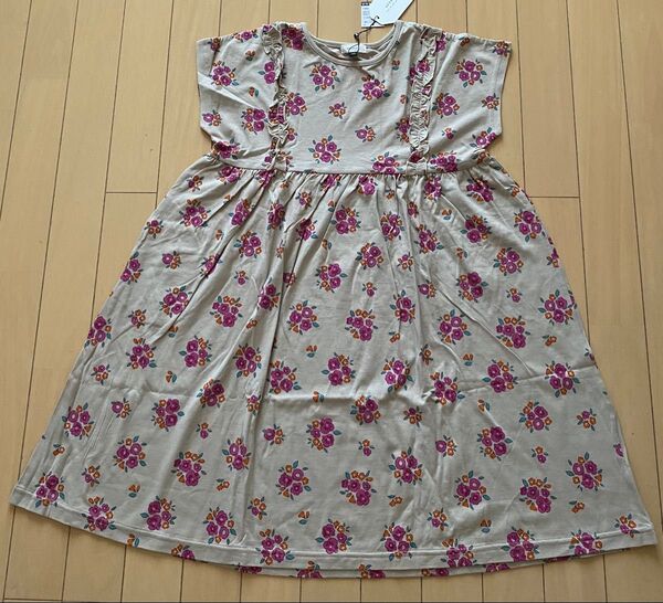セラフ 小花柄胸切替ワンピース サイズ140 新品・未使用品