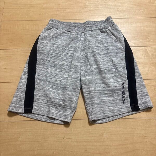 ハーフパンツ 半ズボン 男の子 150 グレー スエット パジャマ キッズ スウェット