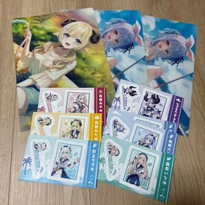 ホロライブ クリアファイル2種類3枚セット、 ステッカー6種類7枚セット