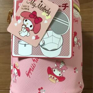 新品 My Melody 筒型ポーチ ピンク サンリオ