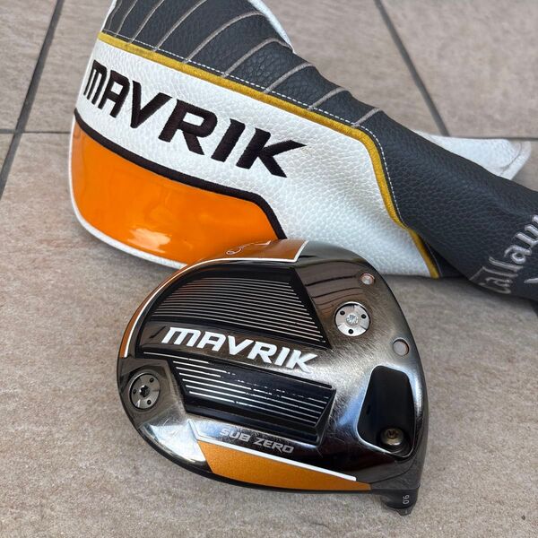 キャロウェイ MAVRIK SUB ZERO ドライバーヘッド 9.0° ヘッドカバー付き