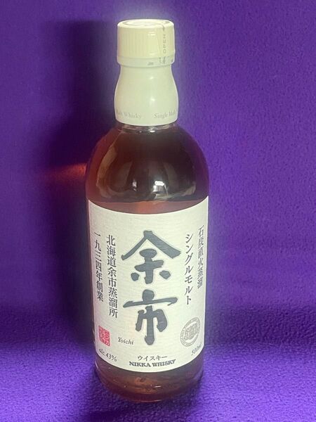 ★北海道余市蒸溜所 NIKKA ニッカ 余市 シングルモルト 石炭直火蒸溜ウイスキー 500ml 43%★♪♪♪