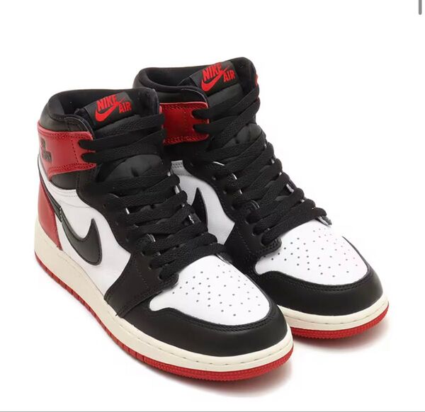 23.5cm NIKE AIR JORDAN 1 RETRO HIGH OG GS Black Toe FD1437-106 新品