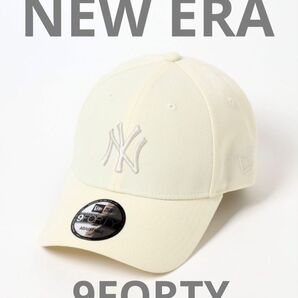 NEW ERA ニューエラ 9FORTY MLB キャップ ニューヨーク ヤンキース アイボリー ホワイト 14667254