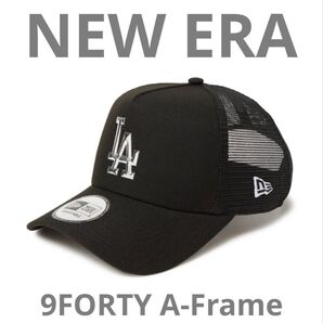 NEW ERA ニューエラ 9FORTY トラッカー キャップ メッシュ ロサンゼルス ドジャース ブラック 14388594