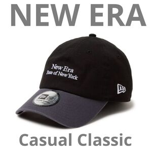NEW ERA ニューエラ カジュアルクラシック キャップ ブラック グレー 14388444 Casual Classic 黒