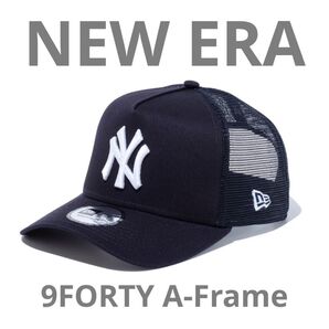 NEW ERA ニューエラ 9FORTY キャップ メッシュ ニューヨーク ヤンキース ネイビー 14524992 トラッカー