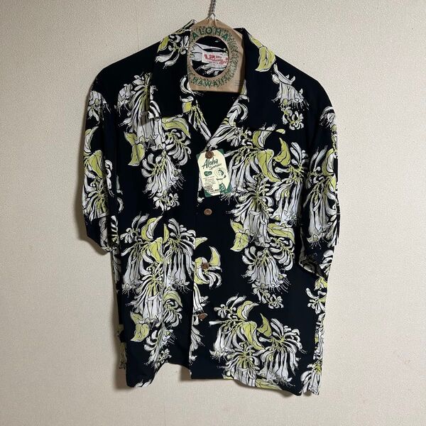 SUN SURF サンサーフ アロハシャツ SS39021 RAYON HAWAIIAN SHIRT TRUMPET VINE