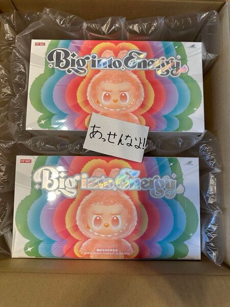 pop mart Labubu THE MONSTERS Big into Energy シリーズ ぬいぐるみペンダント 2セット