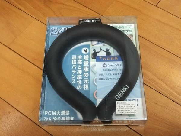 新品未使用 ゲンキアイス 24℃ ネッククーラー genki ice 黒 Mサイズ