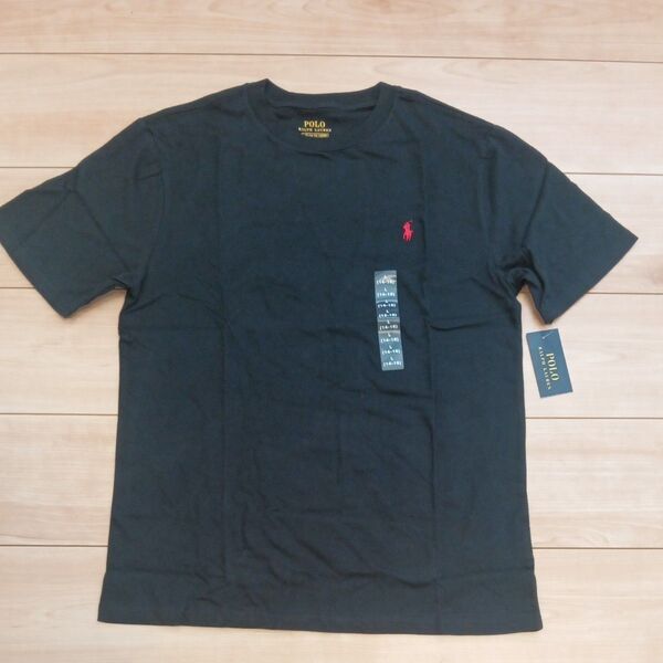 新品 未使用 POLO RALPH LAUREN ポロラルフローレン Tシャツ クルーネック ブラック L