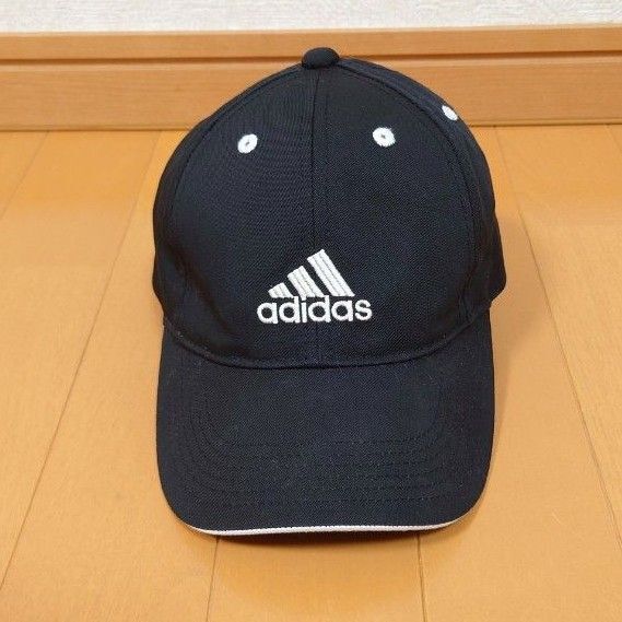 アディダス adidas 帽子 キャップ 子ども 男の子 フリーサイズ 黒 キッズ