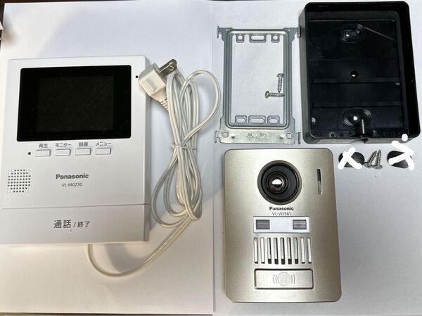 ワイヤレステレビドアホン パナソニック インターホン VLMGZ30 VLVD561 故障品