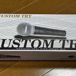 CUSTOMTRY カスタムトライ ダイナミックマイク CM2000 マイクケーブル付き