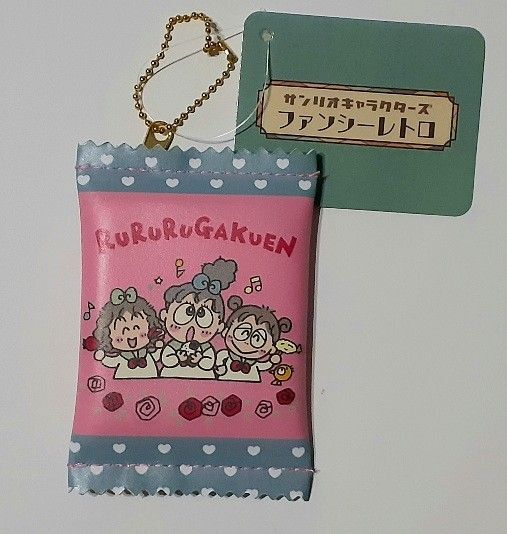 るるる学園 ミニフラットポーチ ☆ サンリオキャラクターズ ファンシーレトロ