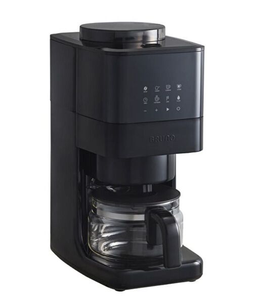 BRUNO ブルーノ コーヒーメーカー 全自動 コーン式 ミル付き ブラック 新品未使用