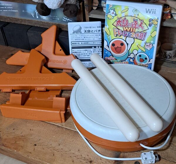 専用☆Wii♪太鼓の達人 ドドーンと2代目!+太鼓とバチ