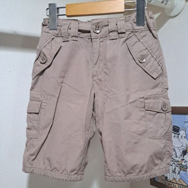 GAP♪140☆綿100%のカーゴ系ハーフパンツ