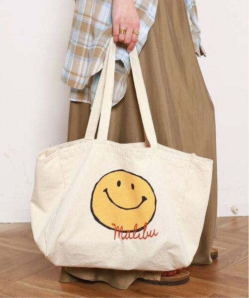 AP STUDIO エーピーストゥディオ athletic wear MASON Smile tote Bag トート バッグ