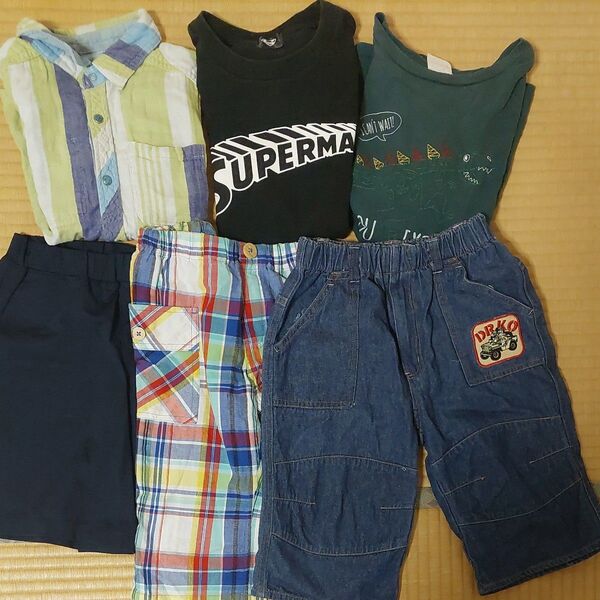 男の子 130センチ 子供服 まとめ売り 6点セット トップス ボトムス