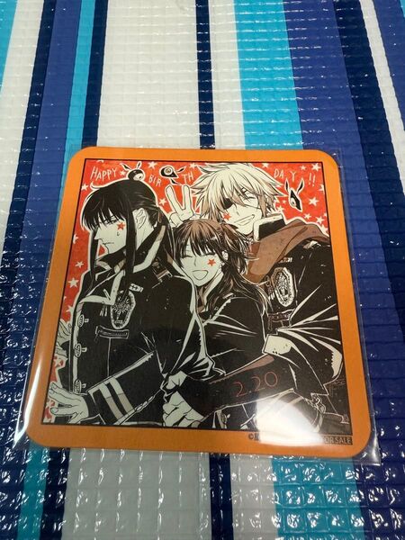 D.Gray-man×THEキャラCAFE ドリンク購入特典 コースター 神田ユウ&ラビ&リナリー