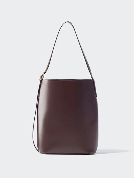 新品 UNIQLO ユニクロ 2WAYショルダーバッグ 38 DARK BROWN ダークブラウン