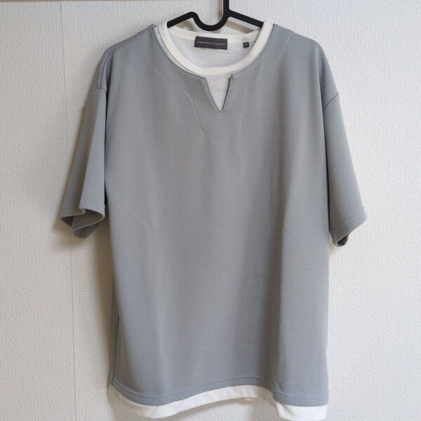 新品未使用 SEASON REASON 重ね着風半袖Tシャツ Mサイズ