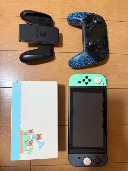 動作確認済】Nintendo Switch あつまれどうぶつの森プロコンセット
