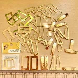 プレート フレーム 枠 金属 アクセサリー パーツ セット