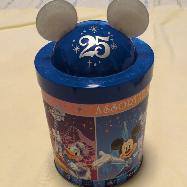 東京ディズニーリゾート25周年記念缶(傷や汚れあり)