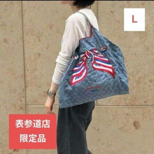 【新品未使用】表参道限定品 Ball&Chain ボールアンドチェーン★ リボン 店舗限定品【L】正規品☆トリコロール
