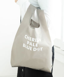 【新品】Afternoon Tea CHERISH PALE BLUE DOT エコバッグ M ベージュ