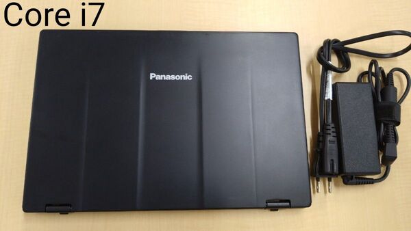 パナソニック CFーAX2TETBR Lets note CFーAX2シリーズ Core i7.4GB.SSD120GB 黒