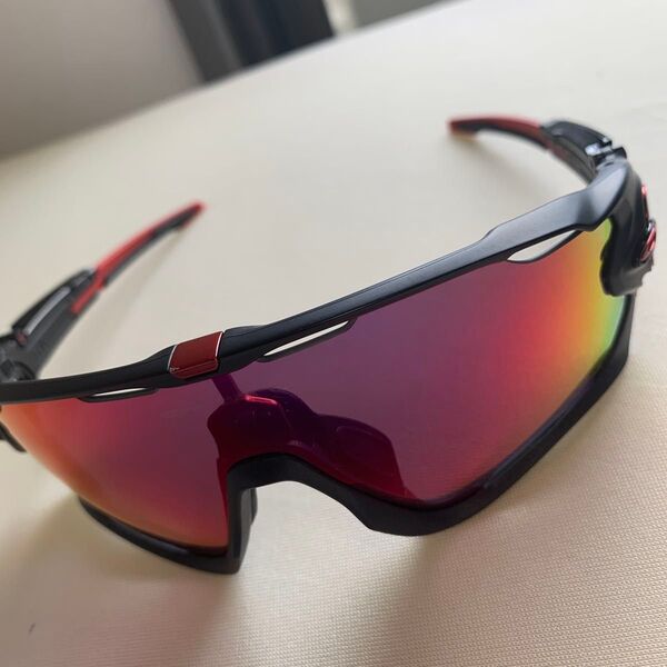 OAKLEY オークリー スポーツサングラス レッド ブラック