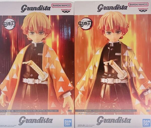 Grandista 鬼滅の刃 我妻善逸 Another ver. A 通常カラー Bメタリックカラー 全2種セット ナムコ限定