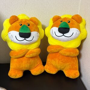近日削除予定 たべっ子どうぶつ THE MOVIE らいおんくん 超BIG ぬいぐるみ 2個セット