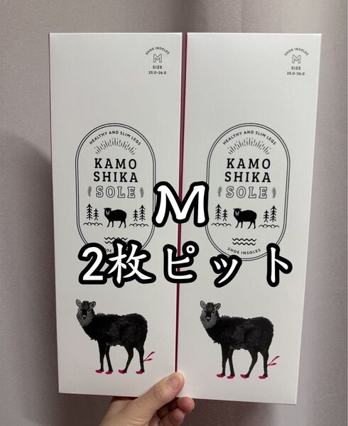 カモシカソール 中敷き インソール Mサイズ 25.0~26.0cm 2足
