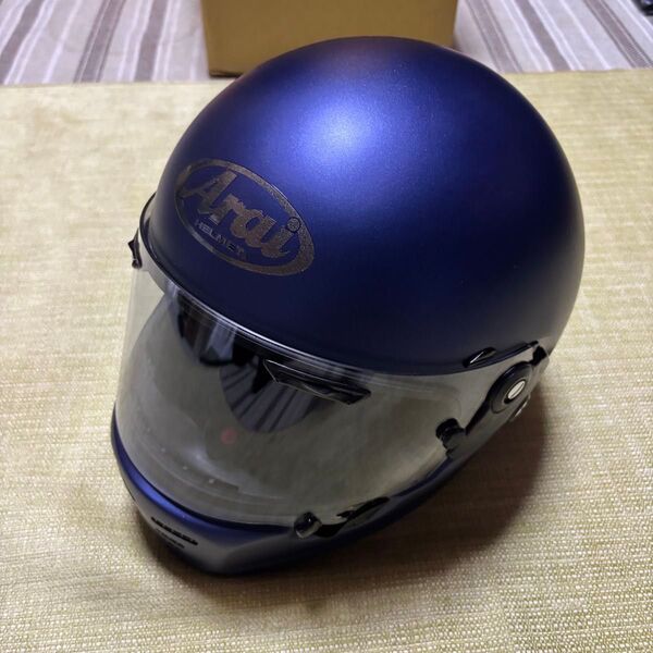 Arai ラパイドネオ フルフェイスヘルメット ブルー L 59-60cm 美品