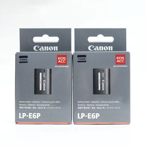 新品未開封 キヤノン純正 Canon LP-E6P 2個セット