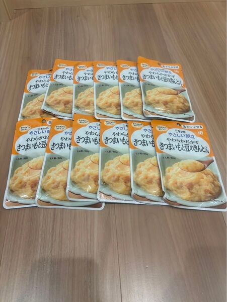 介護食 さつまいもと豆のきんとん 12パック