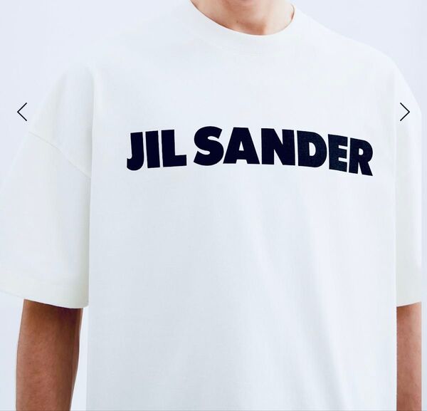 【新品】Jil Sanderプリントロゴ コットンジャージーTシャツ